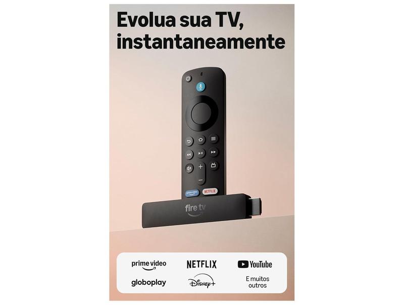 Fire TV Stick HD 2ª Geração Modelo 2026 Amazon HD HDMI compatível